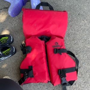 Red Gander Mountain Infant life vest